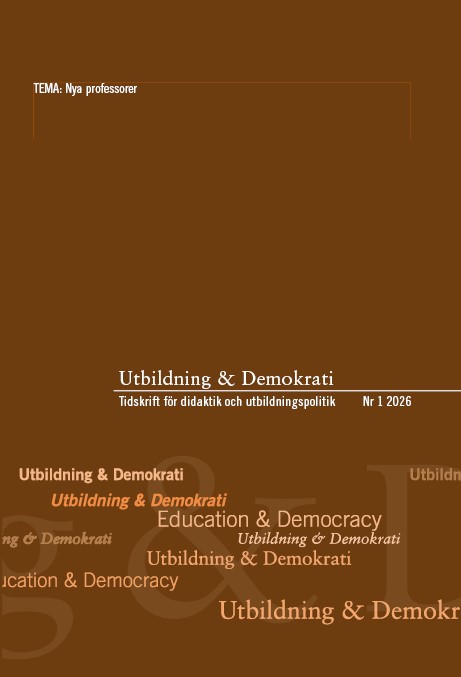 					Visa Vol 35 Nr 1 (2026): Tema: Nya professorer
				